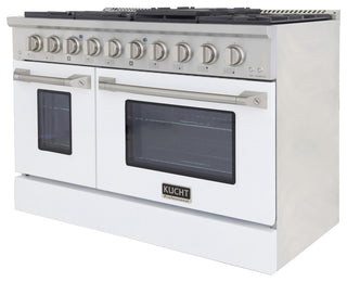 KUCHT Professional 48" 6.7 cu. ft. Range, White, Natural Gas