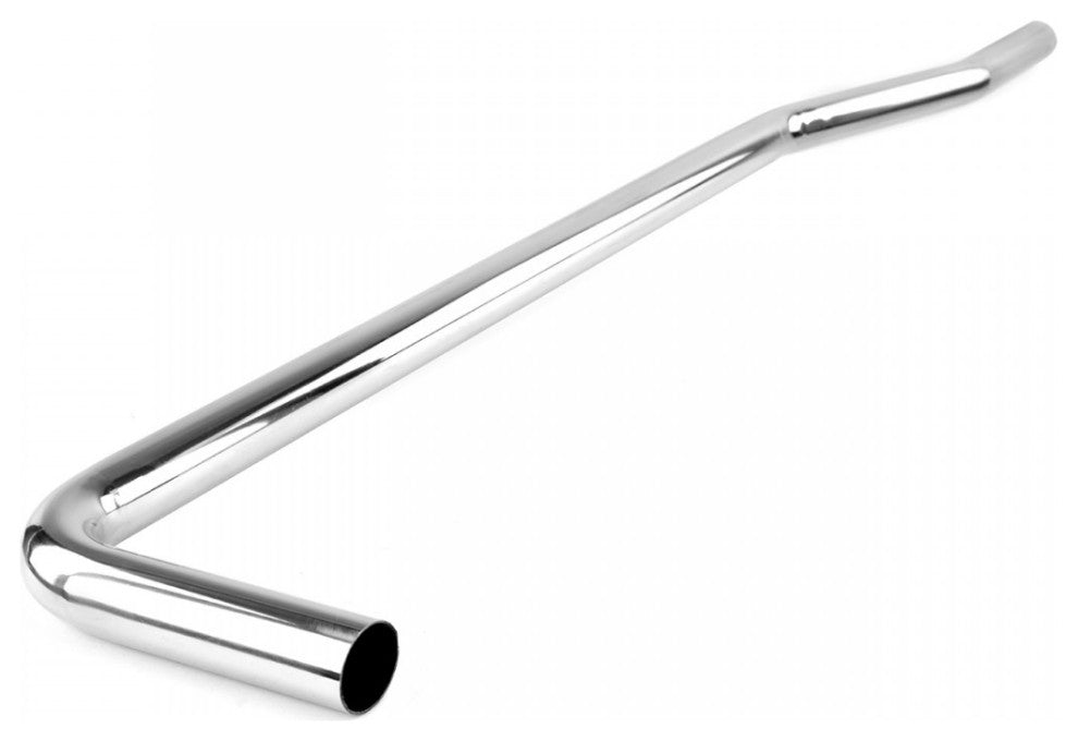 Chrome Supply Line/L-Pipes High Tank Toilet Replacement