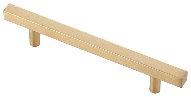 5" Center To Center Brass Modern Zinc Alloy Cabinet Pull, Pack