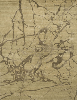 Hand Knotted Hermitage HE-13 Beige/Ash Rug, 7'9"x9'9"