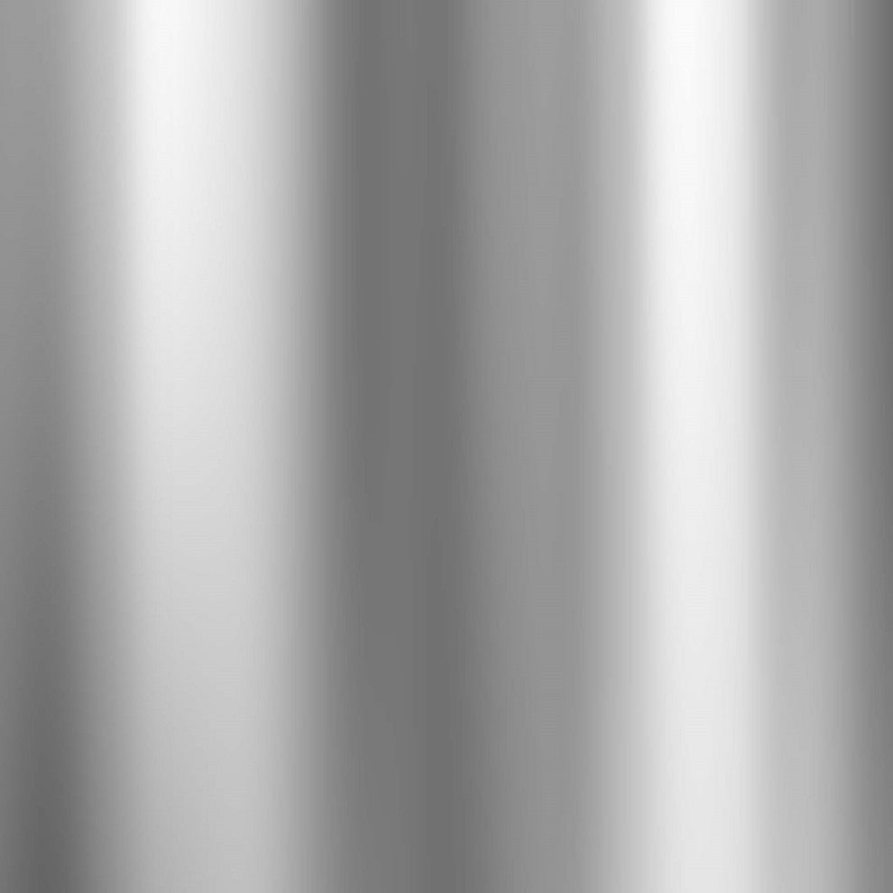Sofa Side Table, Round, Artificial Marble, Aluminum Metal, White, Silver