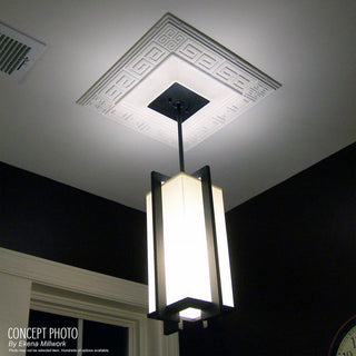 23 1/2"OD x 3 1/2"ID x 2 1/8"P Vaduz Ceiling Medallion