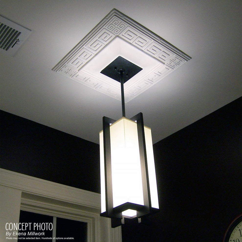 23 1/2"OD x 3 1/2"ID x 2 1/8"P Vaduz Ceiling Medallion