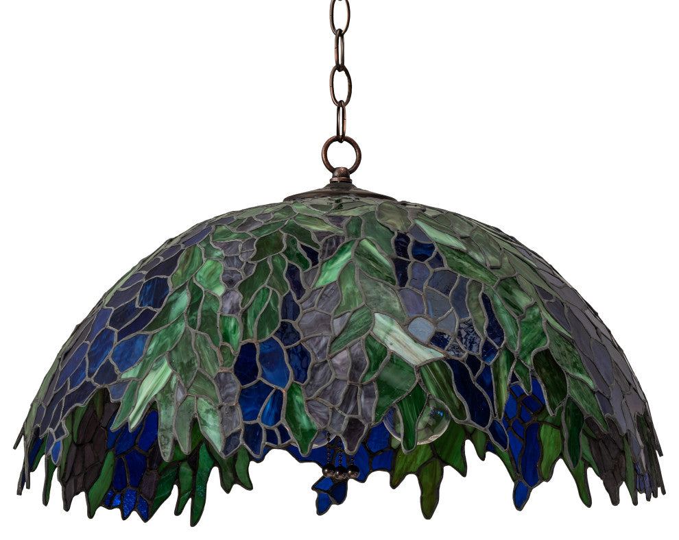 22 Wide Tiffany Honey Locust Pendant