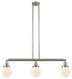 Innovations 213-Sn-S-G201-6-Led 3 Light Dimmable Led 38" Island Light