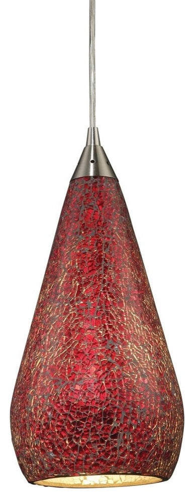 Elk Lighting 546-1RBY-CRC-LED Curvalo 1-Light Pendant Light