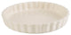 Le Creuset Stoneware Fluted Flan Dish, 24 cm, Almond