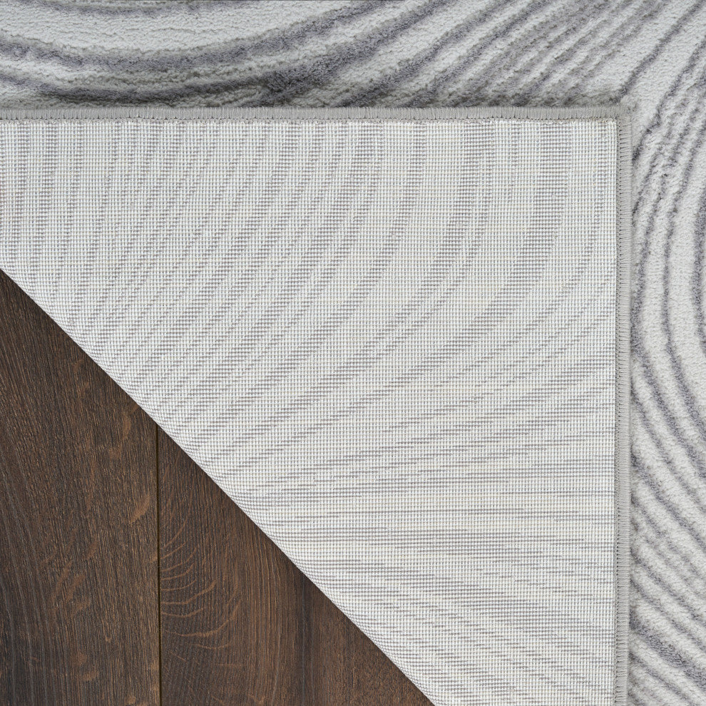 DKNY Central Park West 2' x 6' Grey Modern Indoor Rug