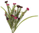 Light Pink Wild Flower Bush, Set of 3