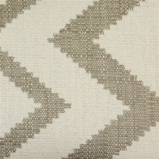 Pillow Decor - Lorenzo Zigzag Cream 12 x 20 Throw Pillow