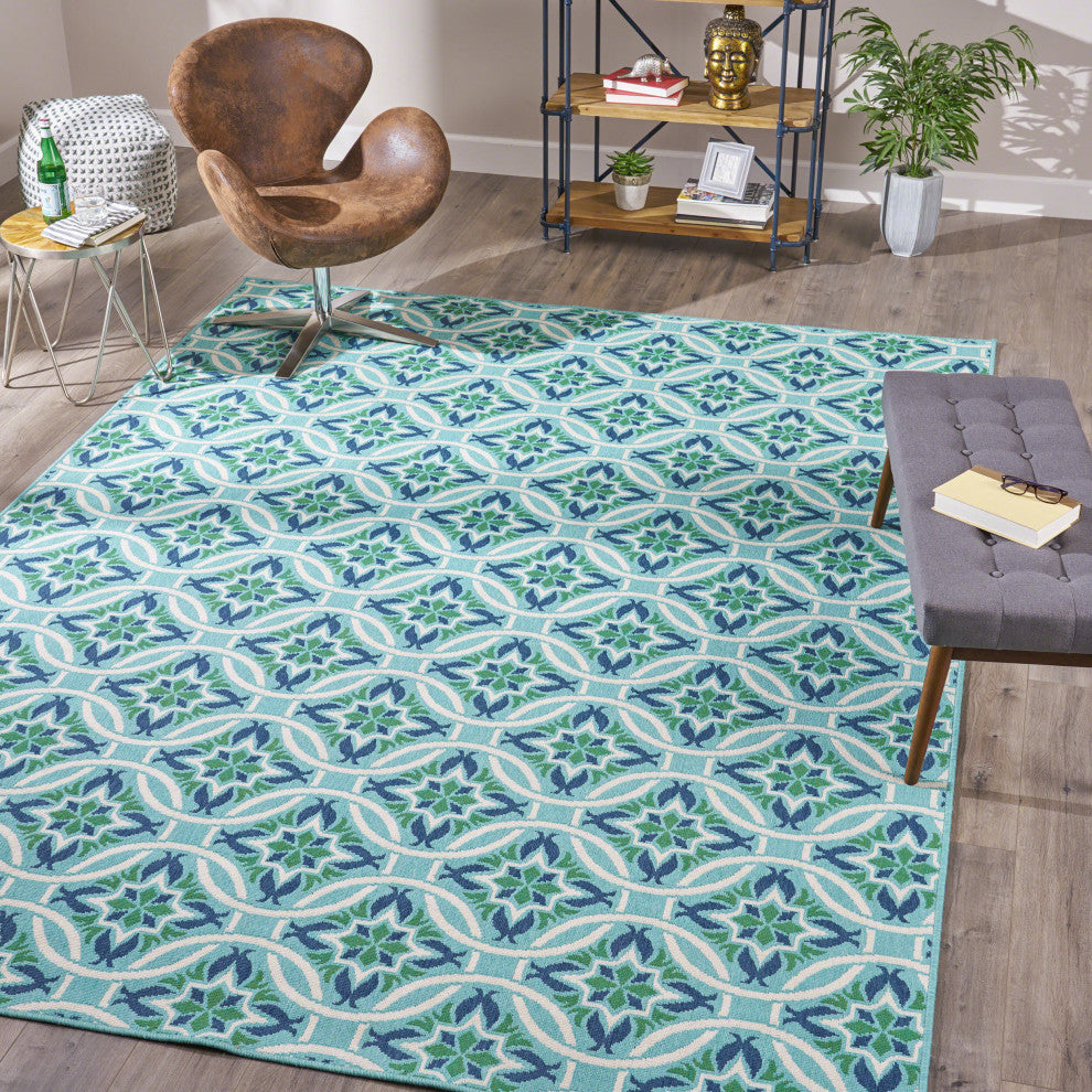 GDF Studio Jack Indoor Geometric Area Rug, 8'x11'