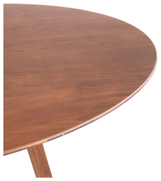 Aldo Round Dining Table Walnut