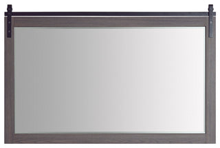 Cortes Rectangular Wall Mount Mirror, Suleiman Oak, 60"