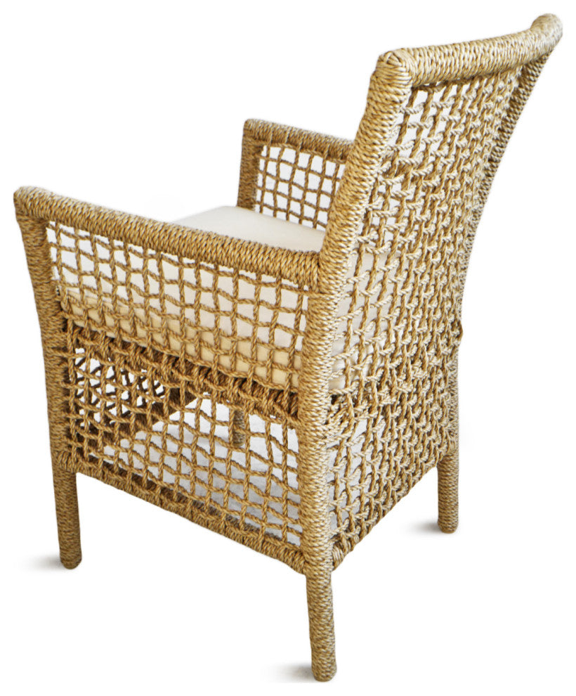 Outdoor Rope Dining Arm Chair