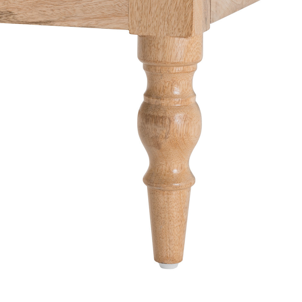 Rhonda Platform Bed, Natural, Queen