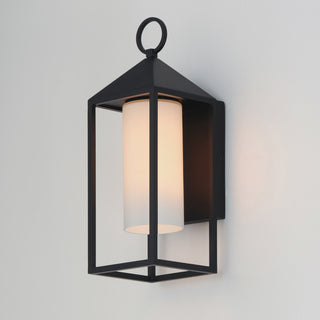 Maxim 30072 Aldous 17" Tall Outdoor Wall Sconce - Black