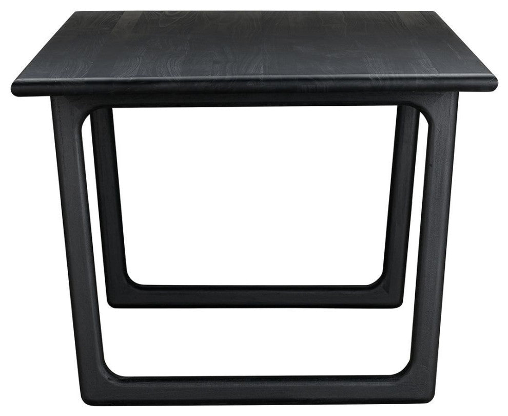 Bungalow 71" Solid Wood Dining Table, Black