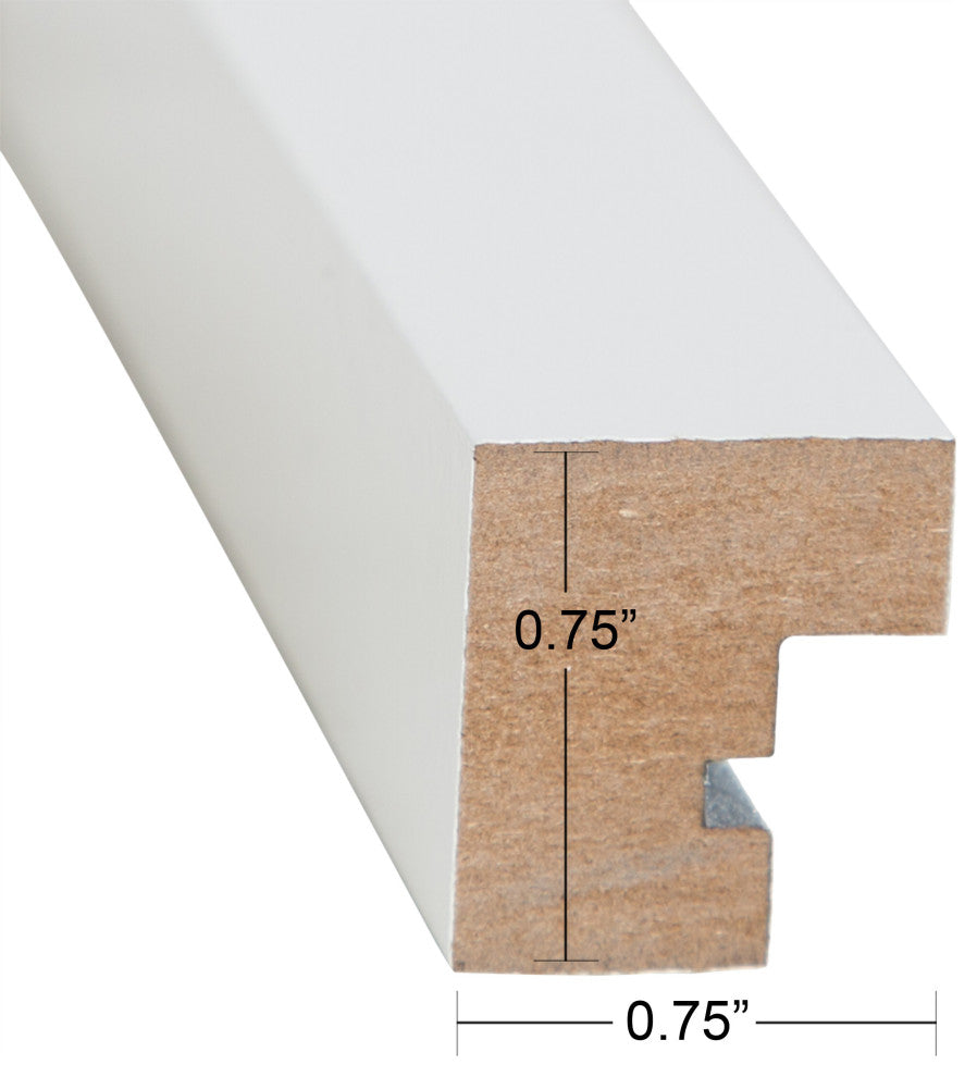 Gallery Wood Picture Frame, Set of 4, White, 11"x14"