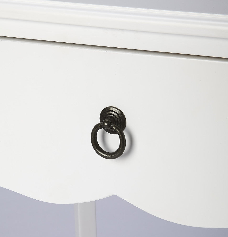 Butler Wilshire Glossy White Nightstand