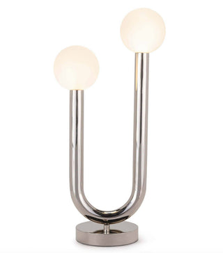 Happy Table Lamp, Nickel
