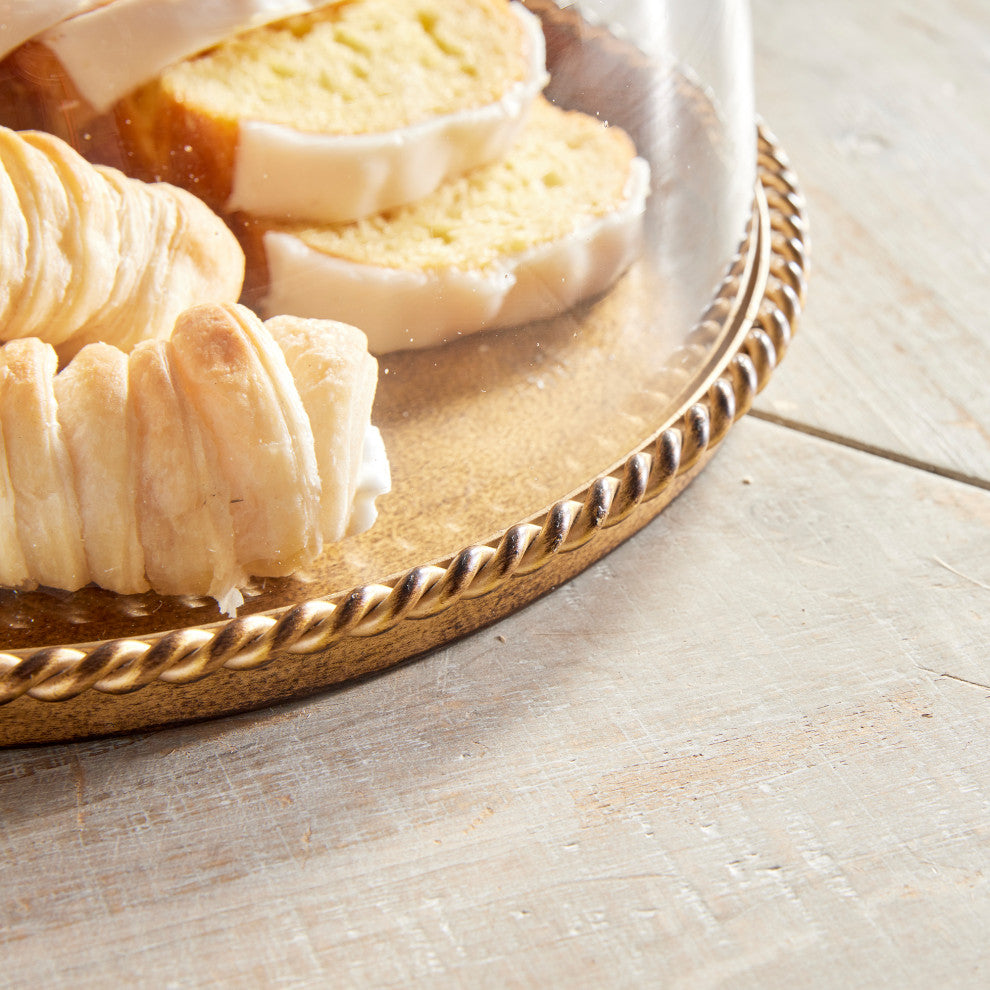 Braiden Tray, With Cloche, Large