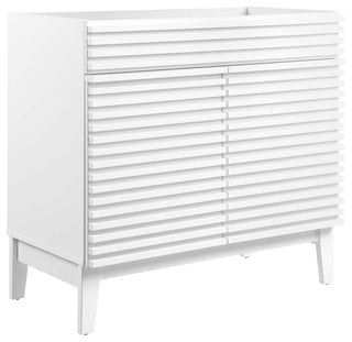 Render 36" Bathroom Vanity Cabinet, White