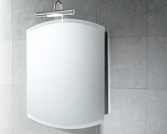 Stainless Steel Cabinet With Mirror and 1 Shelf