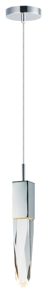 ET2 E31242-20 Quartz 5"W LED Mini Pendant - Polished Chrome
