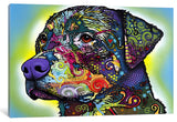 "The Rottweiler" Wrapped Canvas Art Print, 18x12x1.5