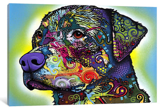 "The Rottweiler" Wrapped Canvas Art Print, 18x12x1.5