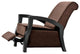 Artiva USA Java Black Premium Chocolate Microvelvet Recliner