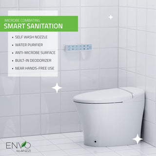 ENVO Aura Smart Bidet Toilet with Remote and Auto Flush