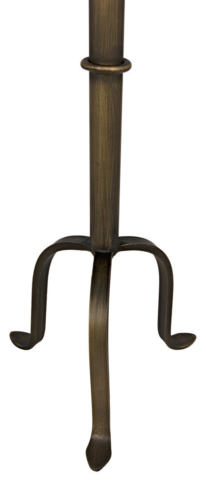 Tini Side Table, Metal With Aged Brass Finish
