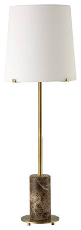 Uttermost Sepia Brown Marble Buffet Lamp