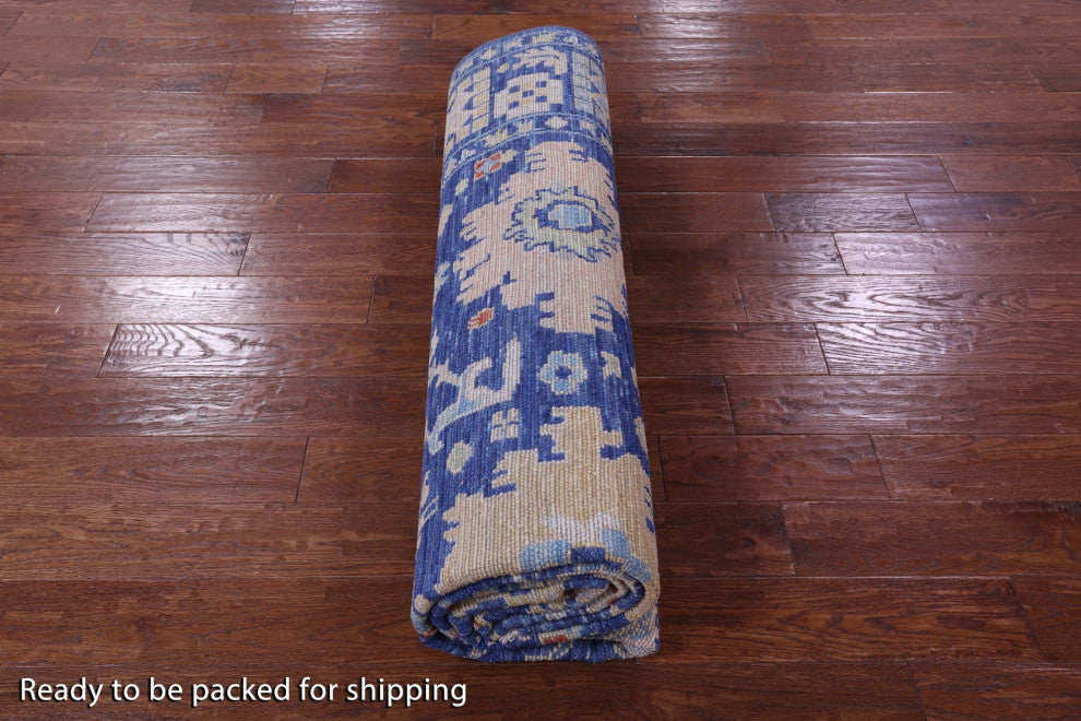 8' 2" X 10' 1" Turkish Oushak Handmade Wool Rug - Q14948