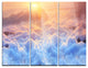 "Frosty Carpathian Mountains" Photo Metal Wall Art, 3 Panels, 36"x28"