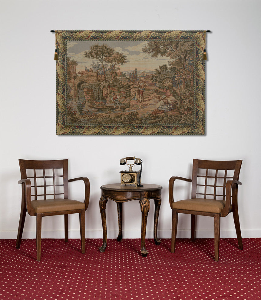 Ferry Crossing I, Wall Tapestry, 31"x48"