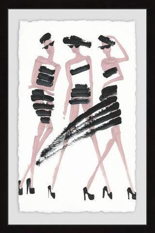 "Elastic Wear" Framed Painting Print, 24"x36"