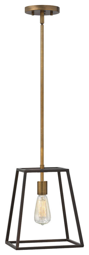 Hinkley Fulton Small Open Frame Pendant, Bronze