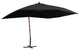 Vidaxl Hanging Parasol With Wooden Pole 157.5"x118.1" Black