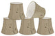 30393-5 Small Bell  Chandelier Clip On Lamp Shade Gold 4"x6"x5"