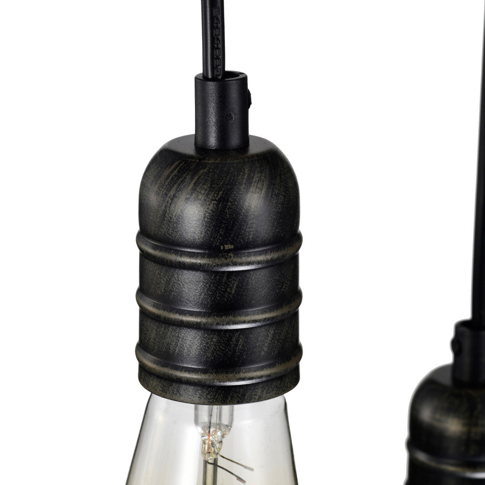 Sheila 8-light Natural Wooden Beam Linear Chandelier