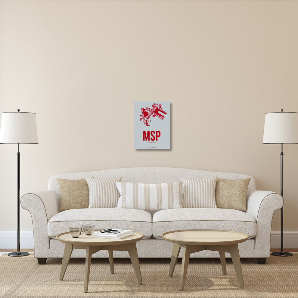 "MSP Minneapolis Poster 3" Fine Art Print