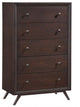 Modway Bedroom Tracy 5-Piece Queen Bedroom Set, Cappuccino/Brown