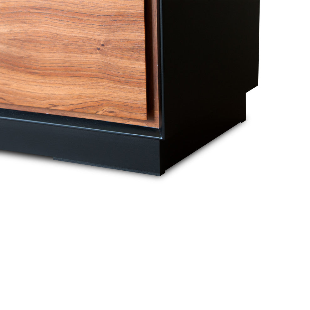Barcelo Chest - Black and Wood Finish