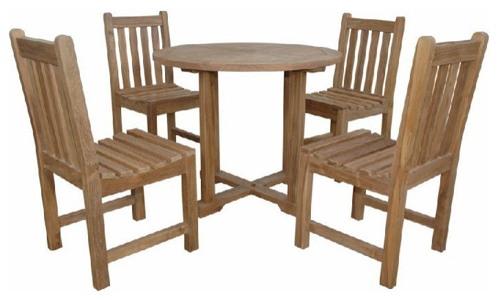 Anderson Teak Set-229 Montage Braxton 5- Pieces Dining Set C
