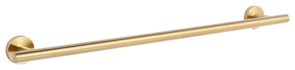Elizabeth 24 in. Wall Mounted Towel Bar in Brass Gold