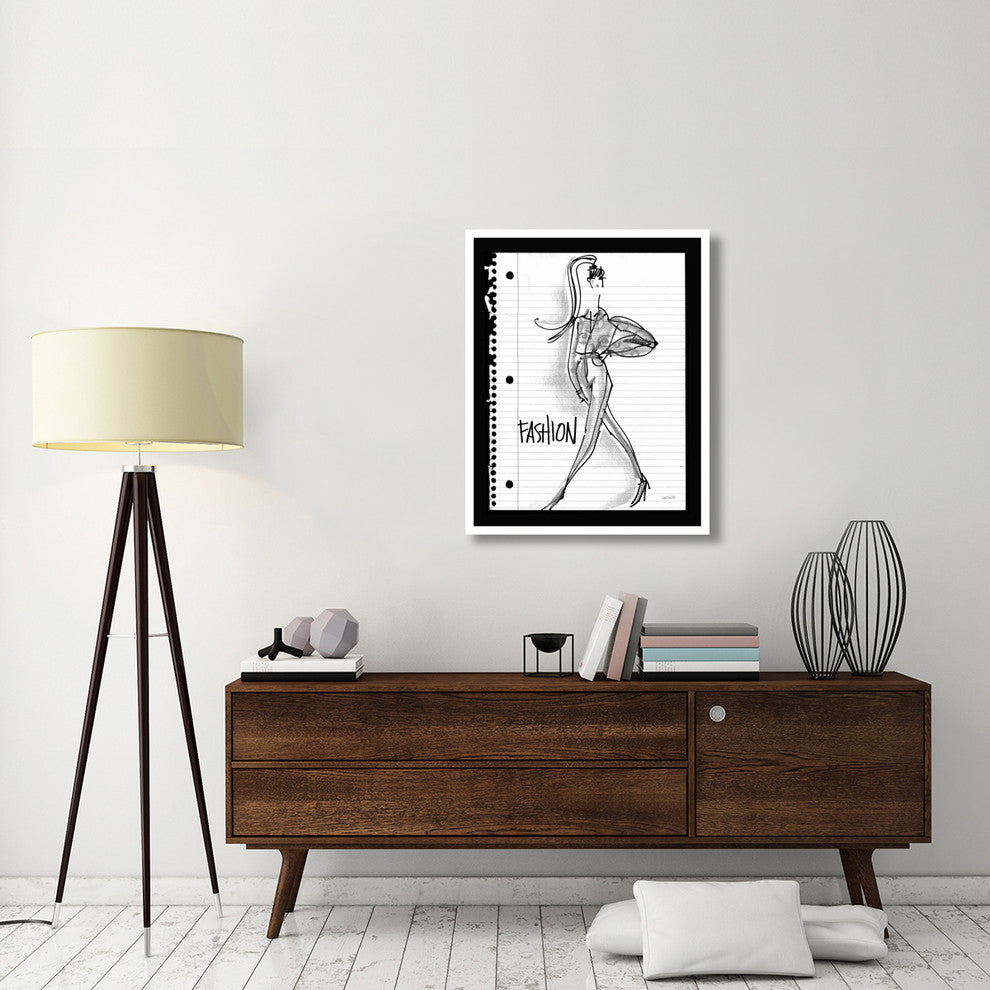 "Doodle Fashion" Digital Paper Print by Anne Tavoletti, 30"x37"