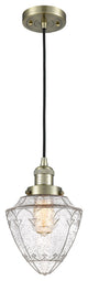 Innovations 201C-AB-G664-7-LED 1 Light Mini Pendant, Antique Brass