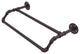 Pipeline Double Towel Bar, Antique Bronze, 24"